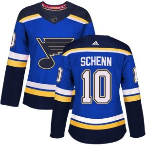 Damen St. Louis Blues Trikot Brayden Schenn 10 Blau Authentic